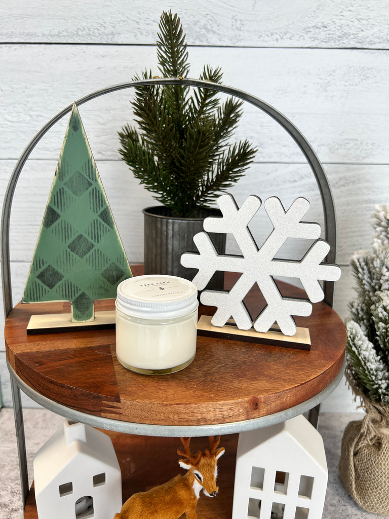 Christmas DIY Kits| Snowflake w stand