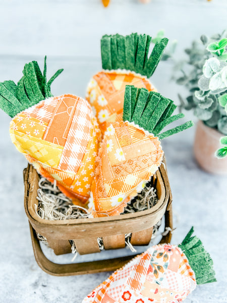 Stuffed Carrot | FPP Pattern & instructions - The little Green Bean