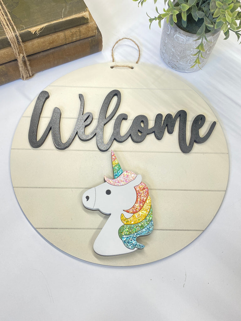 Customizable DIY Sign Kit | Add on Pieces | Unicorn