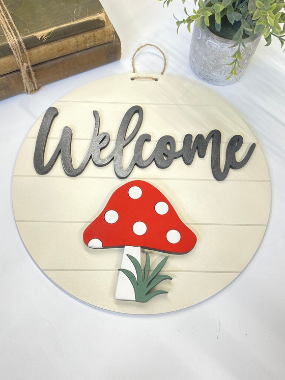 Customizable DIY Sign Kit | Add on Pieces | Mushroom