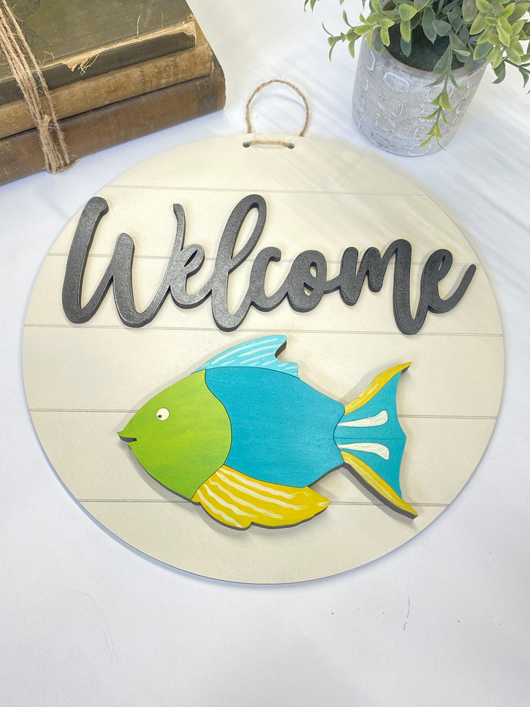 Customizable DIY Sign Kit | Add on Pieces | Fish