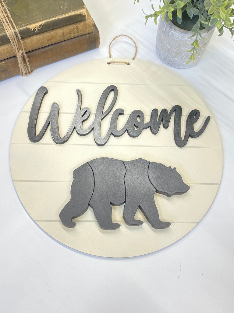 Customizable DIY Sign Kit | Add on Pieces | Bear
