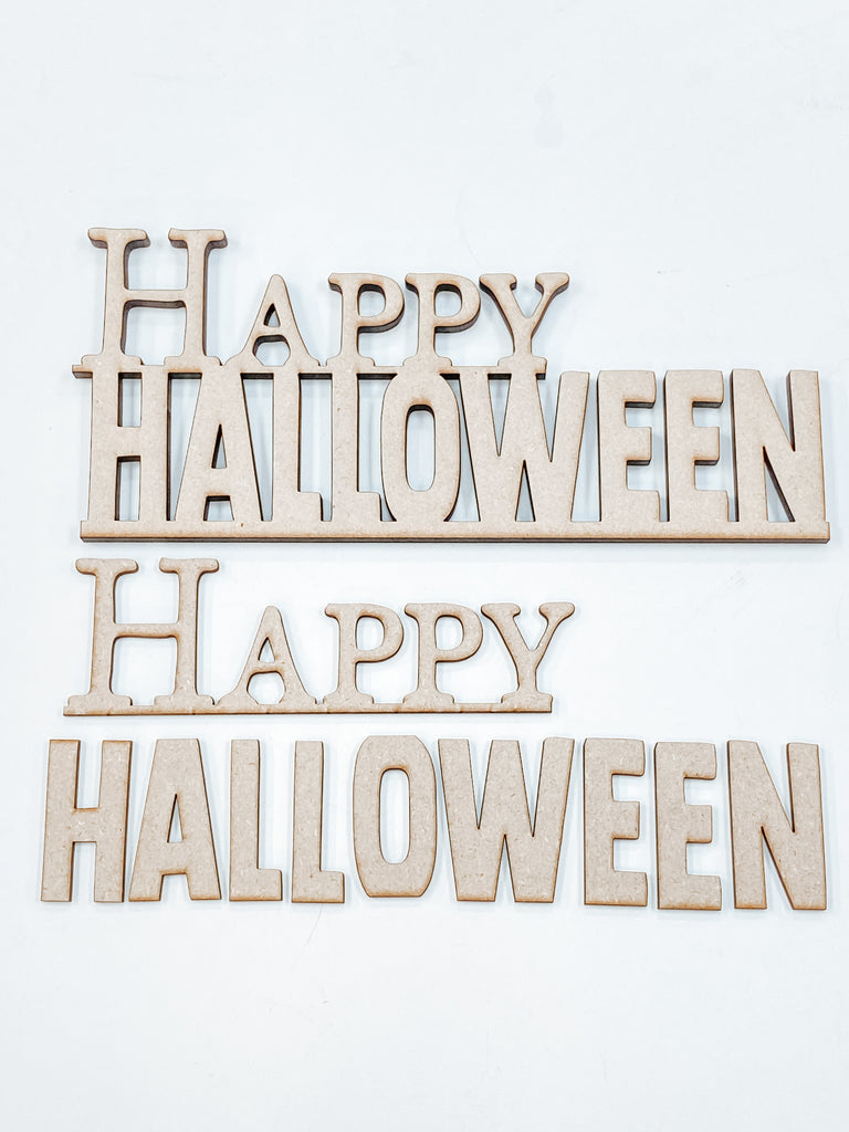 Customizable DIY Sign Kit | Words | Happy Halloween