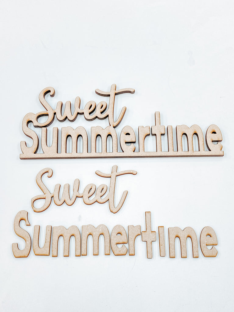 Customizable DIY Sign Kit | Words | Sweet Summertime