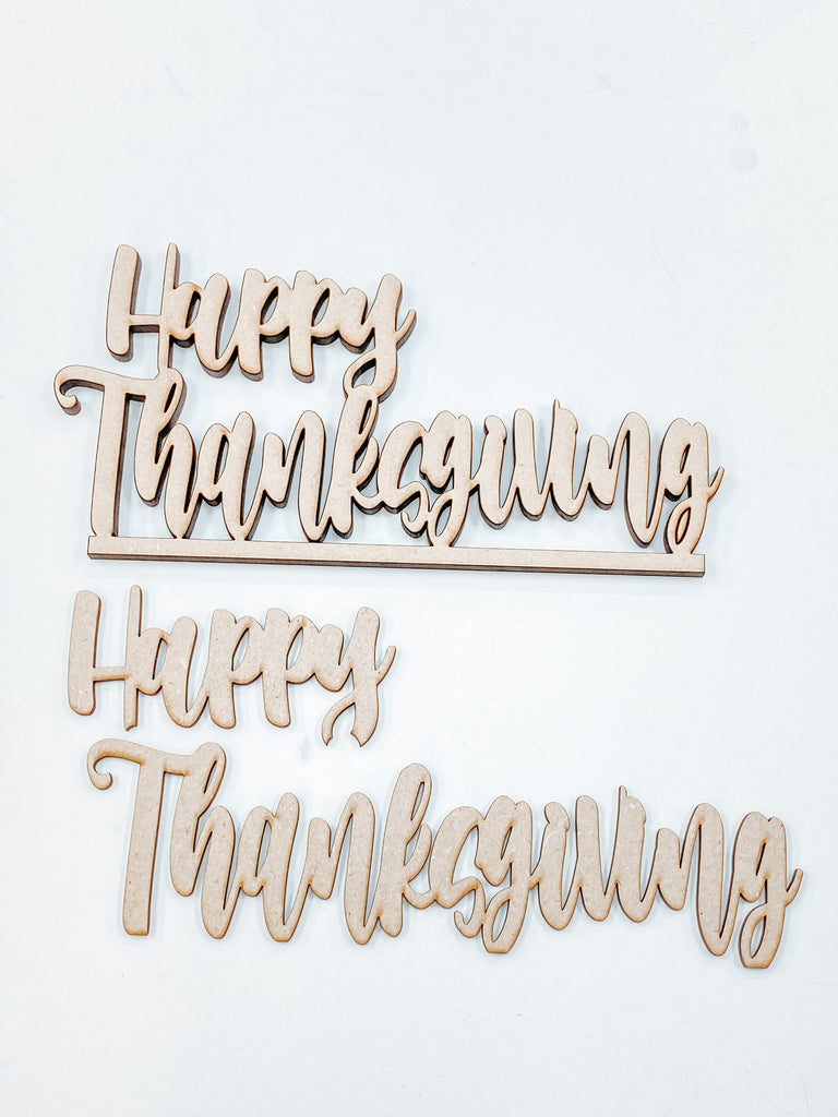 Customizable DIY Sign Kit | Words | Happy Thanksgiving