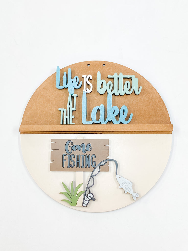 Customizable DIY Sign Kit | Words | Life is better at the lake
