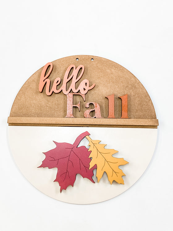 Customizable DIY Sign Kit | Words | Hello Fall