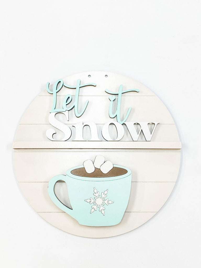 Customizable DIY Sign Kit | Words | Let it Snow