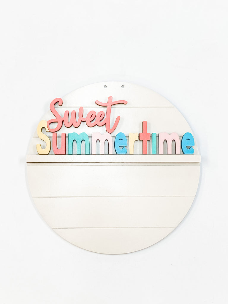 Customizable DIY Sign Kit | Words | Sweet Summertime