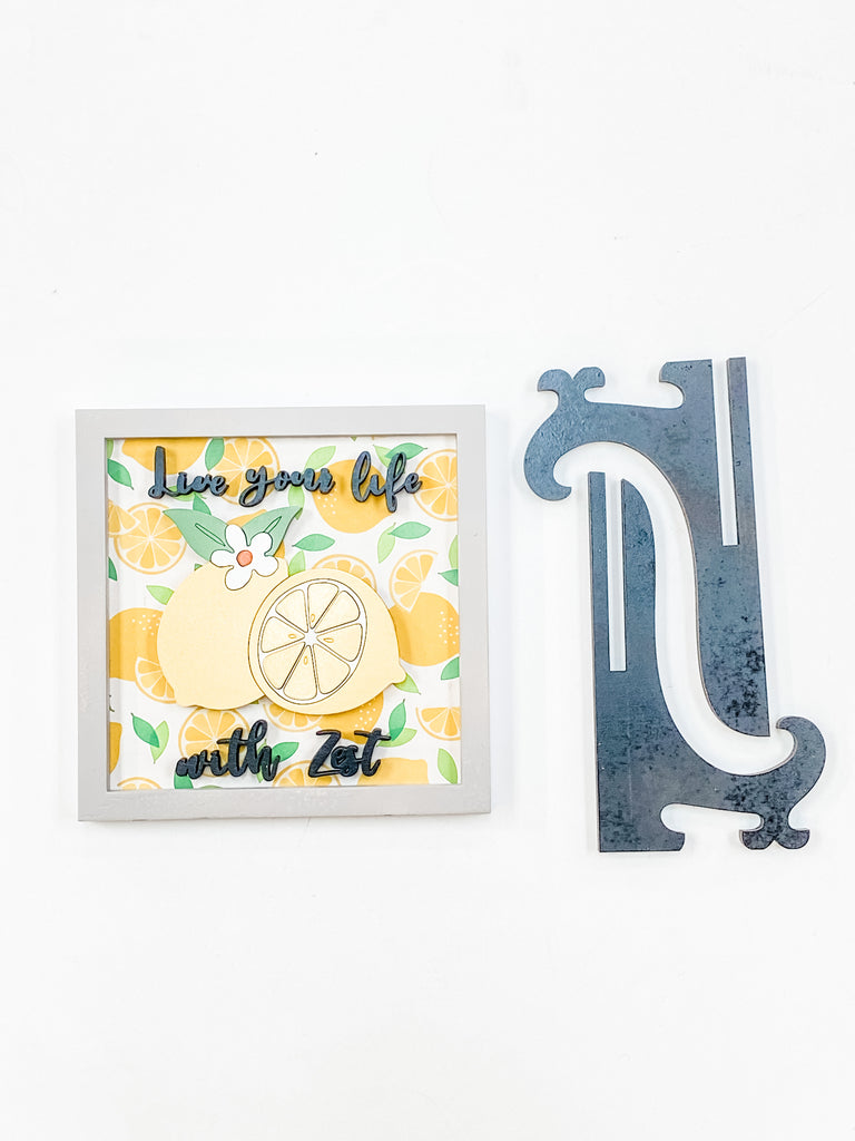 DIY Mini Sign Kit |Lemons | Live your life with zest