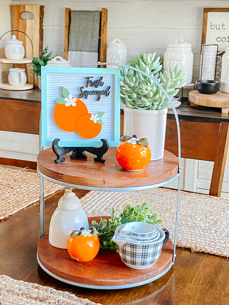 DIY Mini Sign Kit |Oranges | Fresh Squeezed