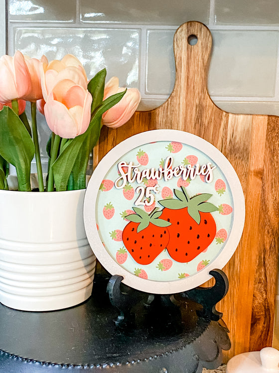 DIY Mini Sign Kit |Strawberries | Strawberries 25
