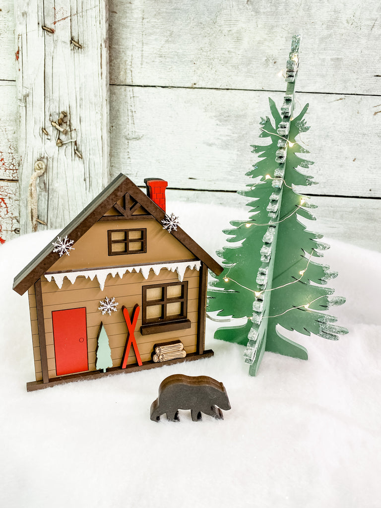 Christmas DIY Kits| Christmas Village Complete Set - Unfinished