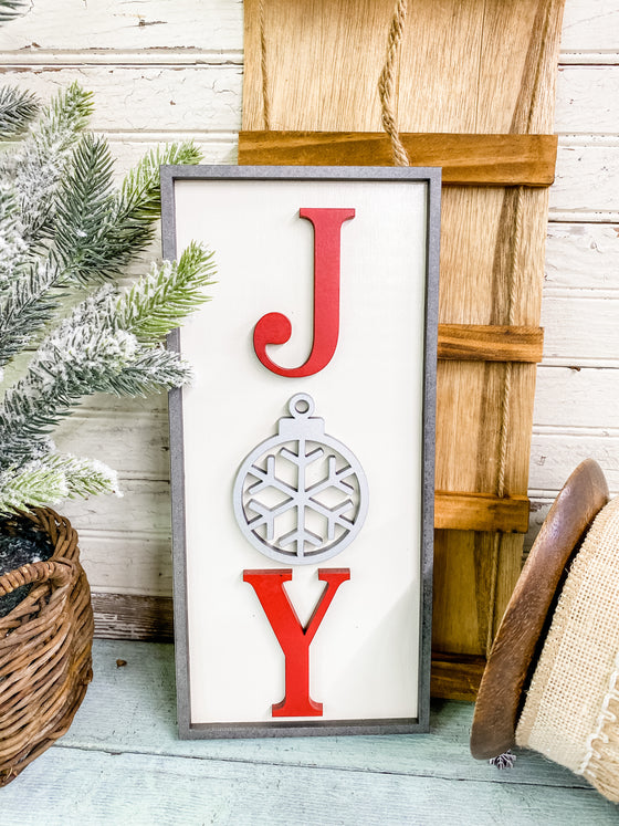 Christmas DIY Kits| Joy Leaner Sign
