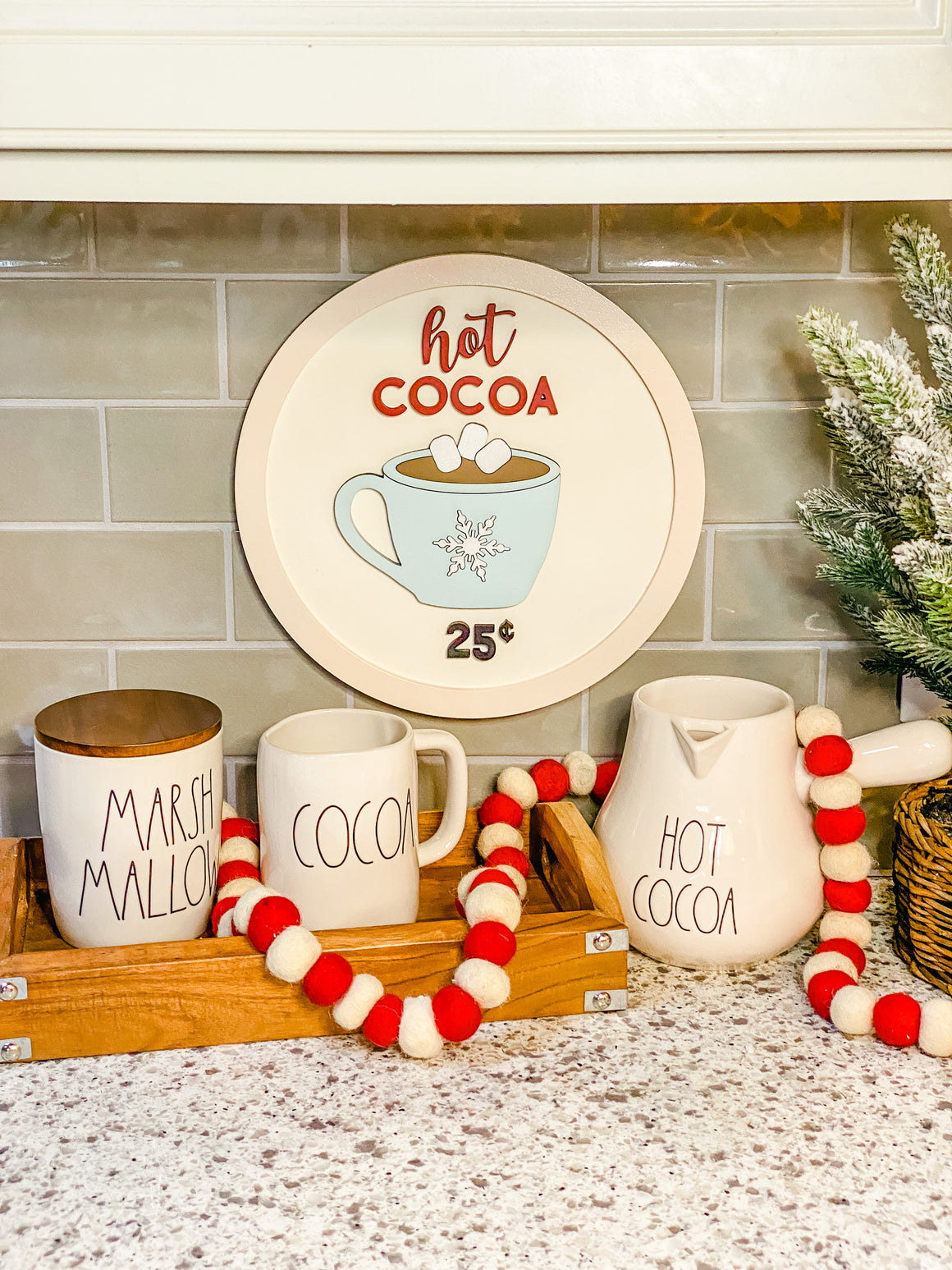 Christmas DIY Kits| Hot Cocoa Sign