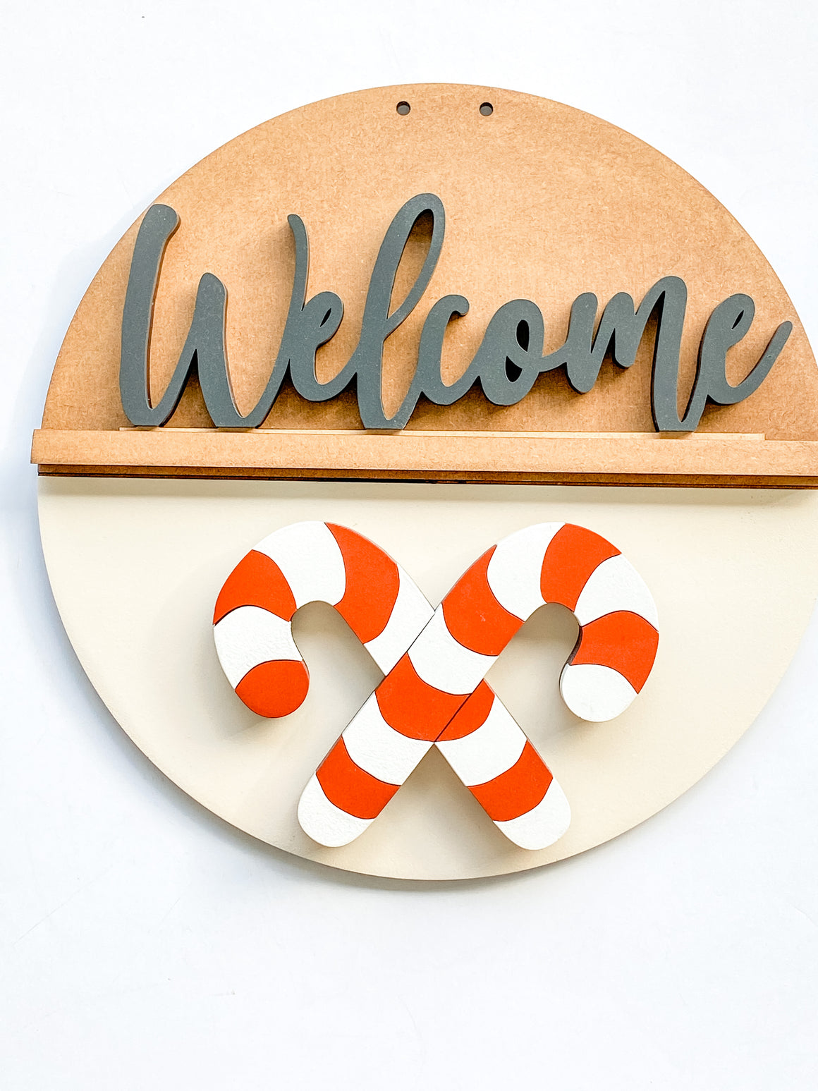 Customizable DIY Sign Kit | Add on Pieces | Candy Cane