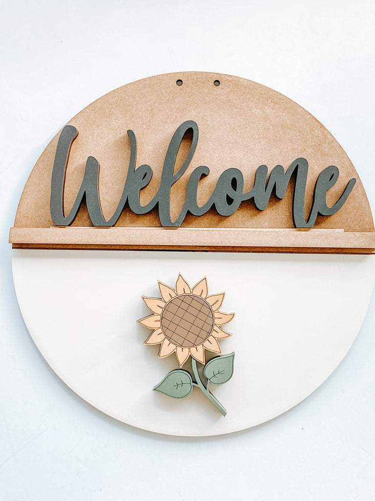 Customizable DIY Sign Kit | Add on Pieces | Sunflower