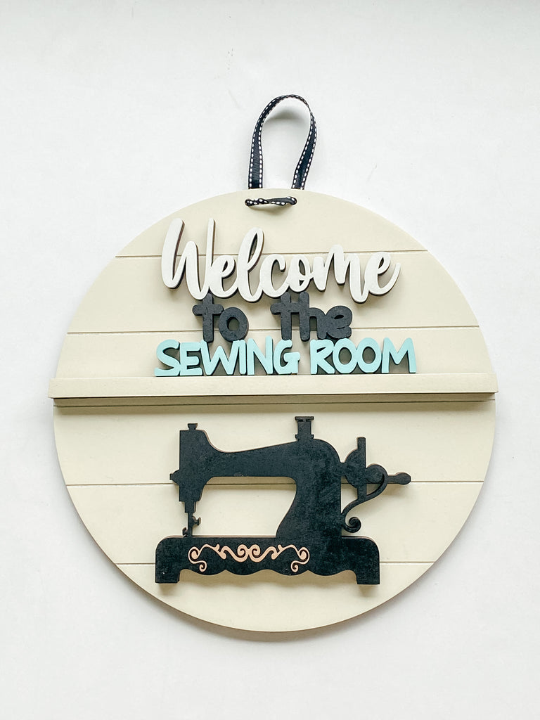 Customizable Sign DIY Kit | Add On Pieces | Vintage Sewing Machine