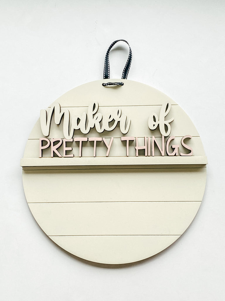 Customizable DIY Sign Kit | Words | Maker of Pretty Things