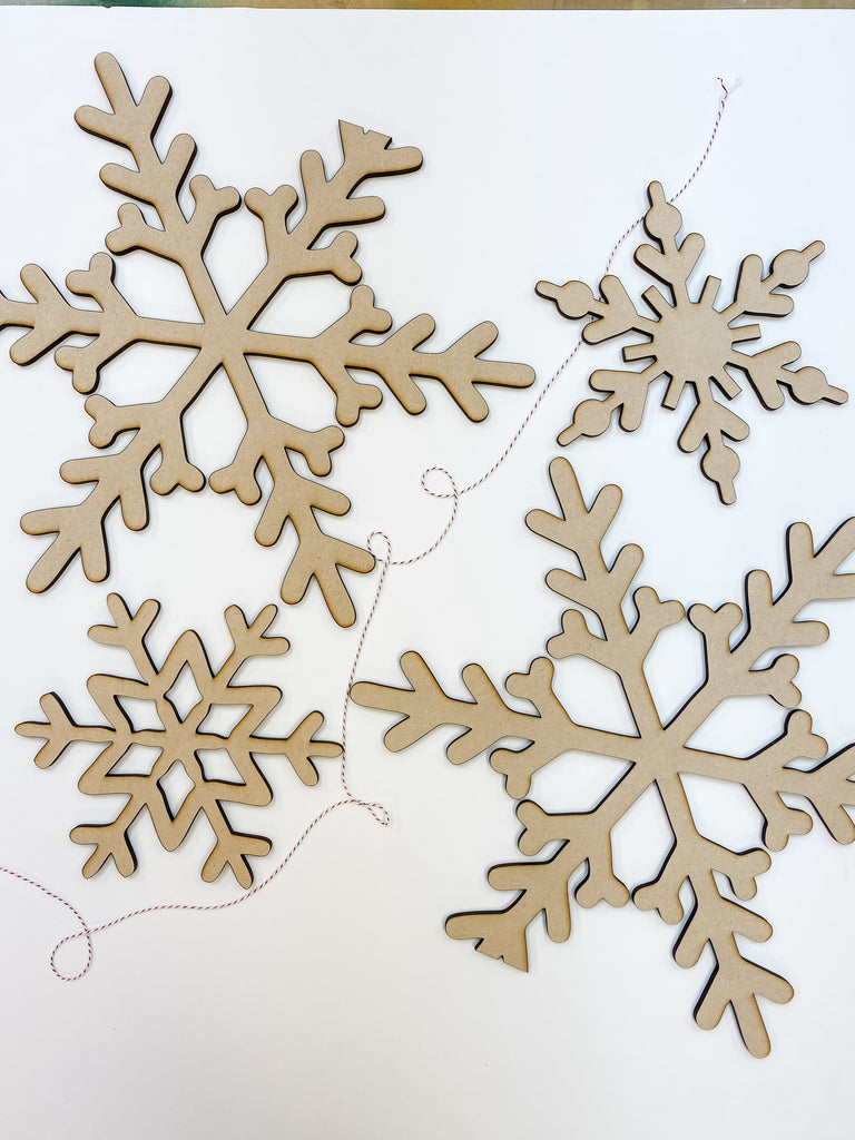 Christmas DIY Kit | Snowflake Set of 4