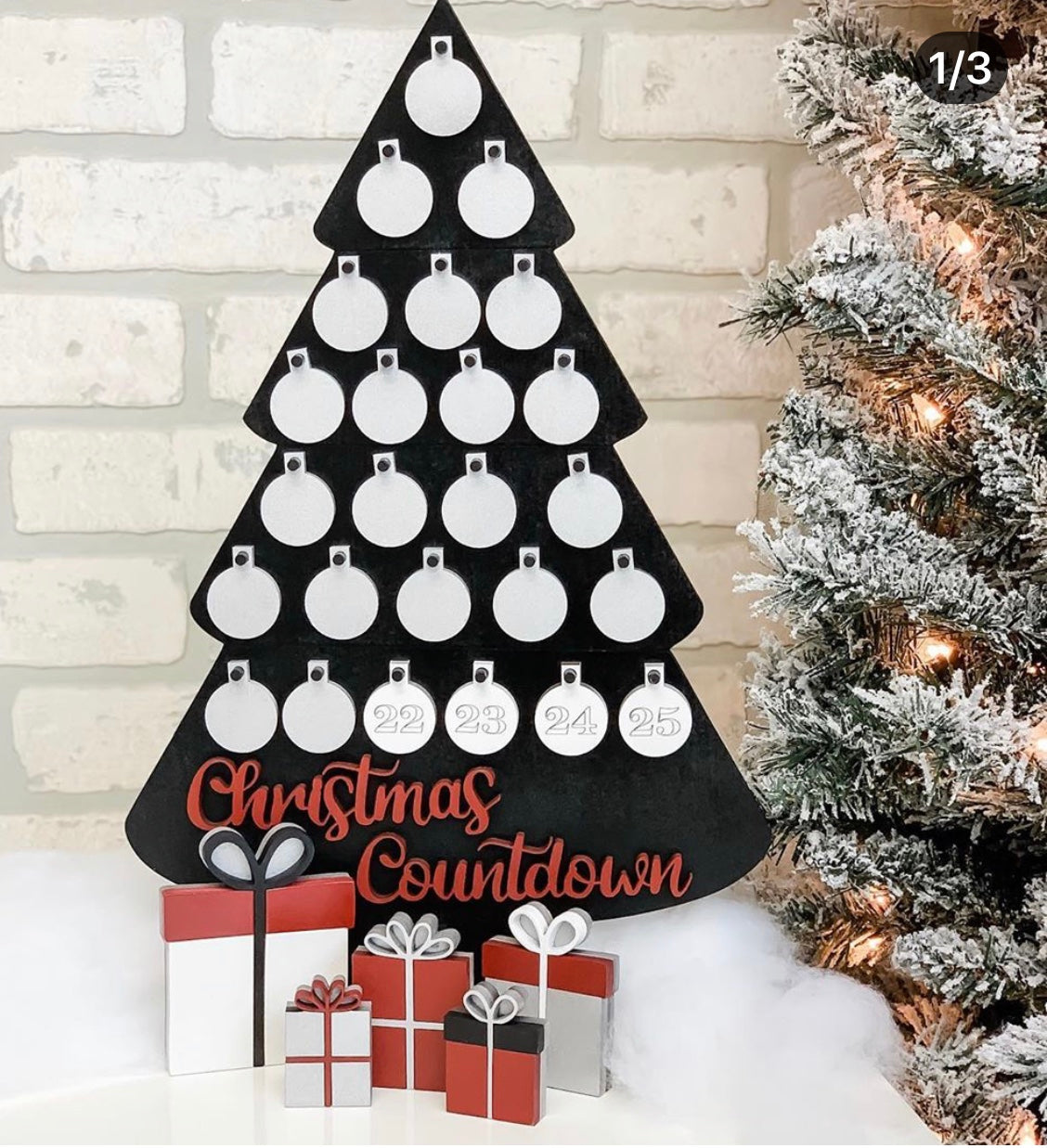 DIY Christmas Countdown Tree