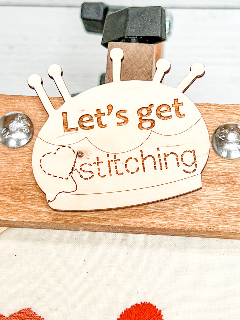 Needle & Scissor Minders | Pin Cushion | Let's get stitching