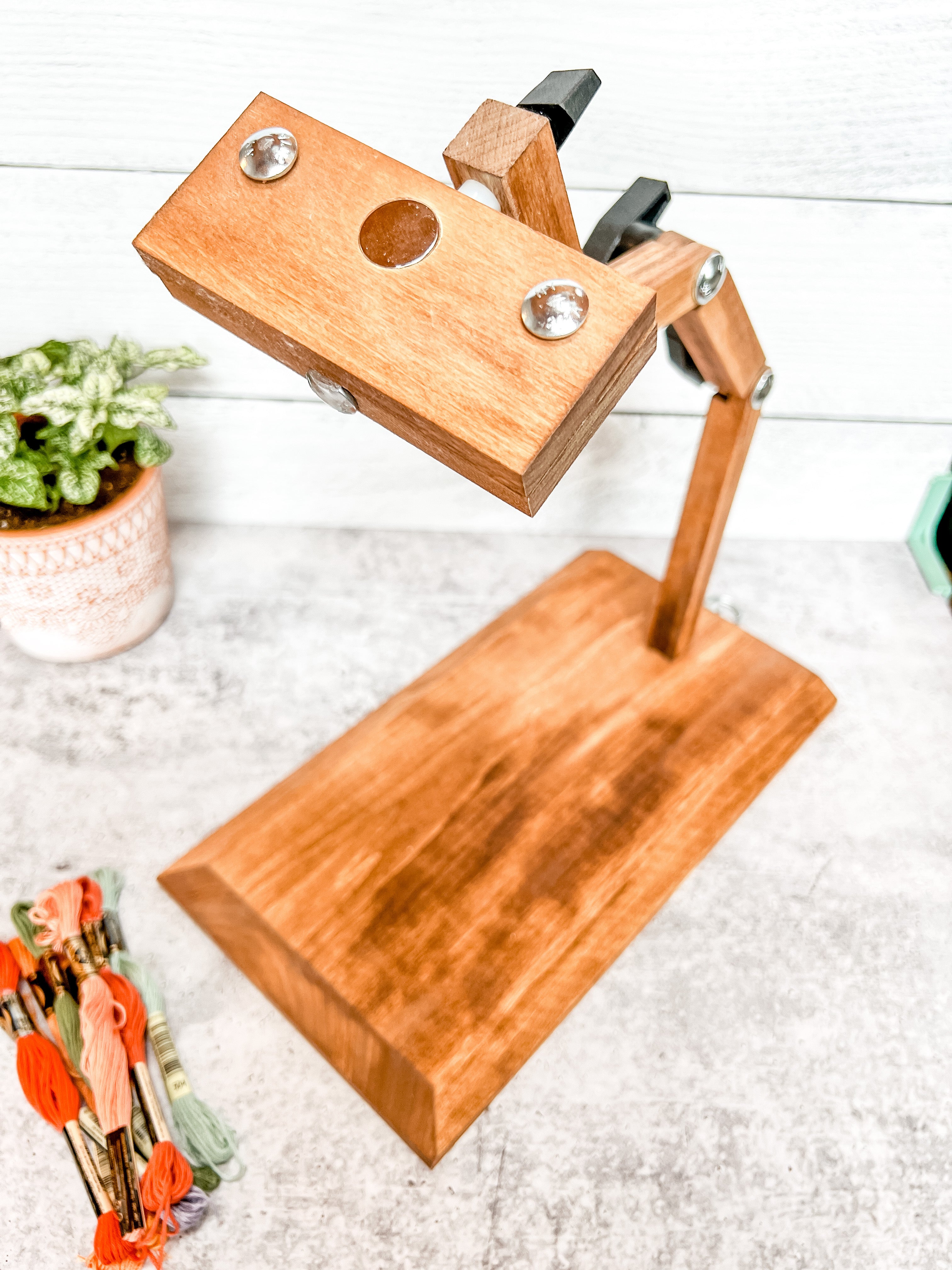 Adjustable Wooden Embroidery Stand