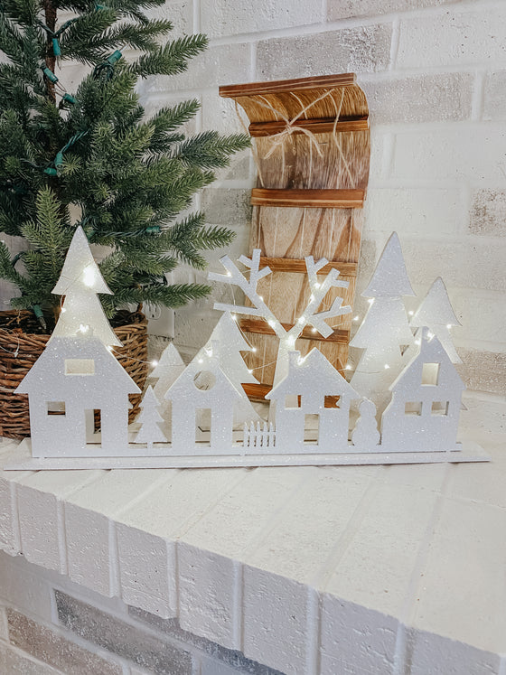 Christmas DIY Kits| Christmas Village Silhouette