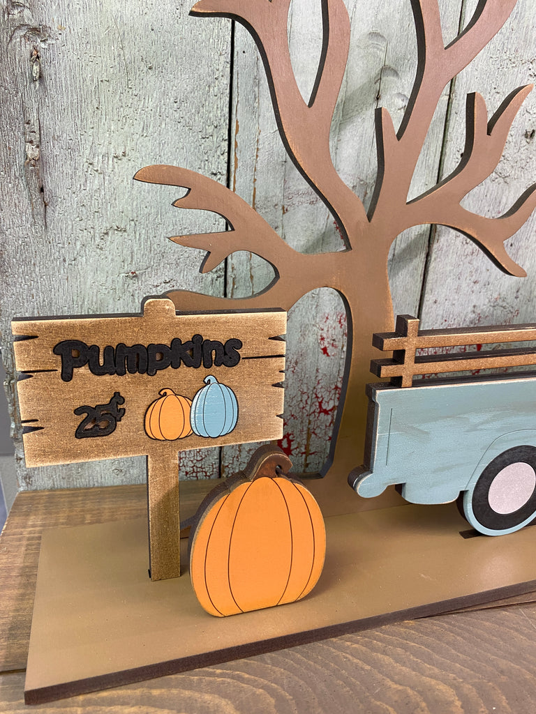 Halloween DIY Kit | Fall Truck Silhouette