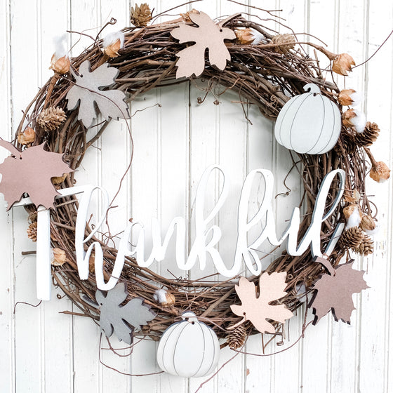 DIY Wreath Kit | Thankful Wreath