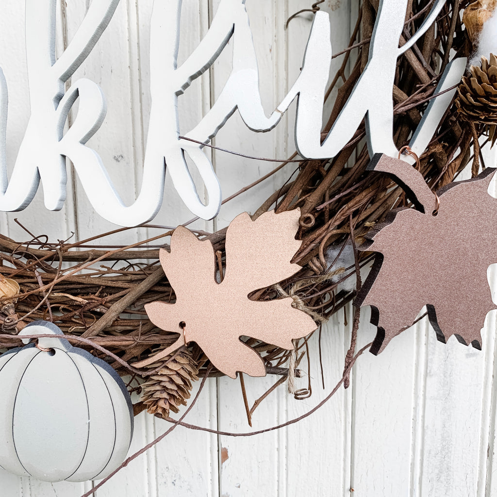 DIY Wreath Kit | Thankful Wreath