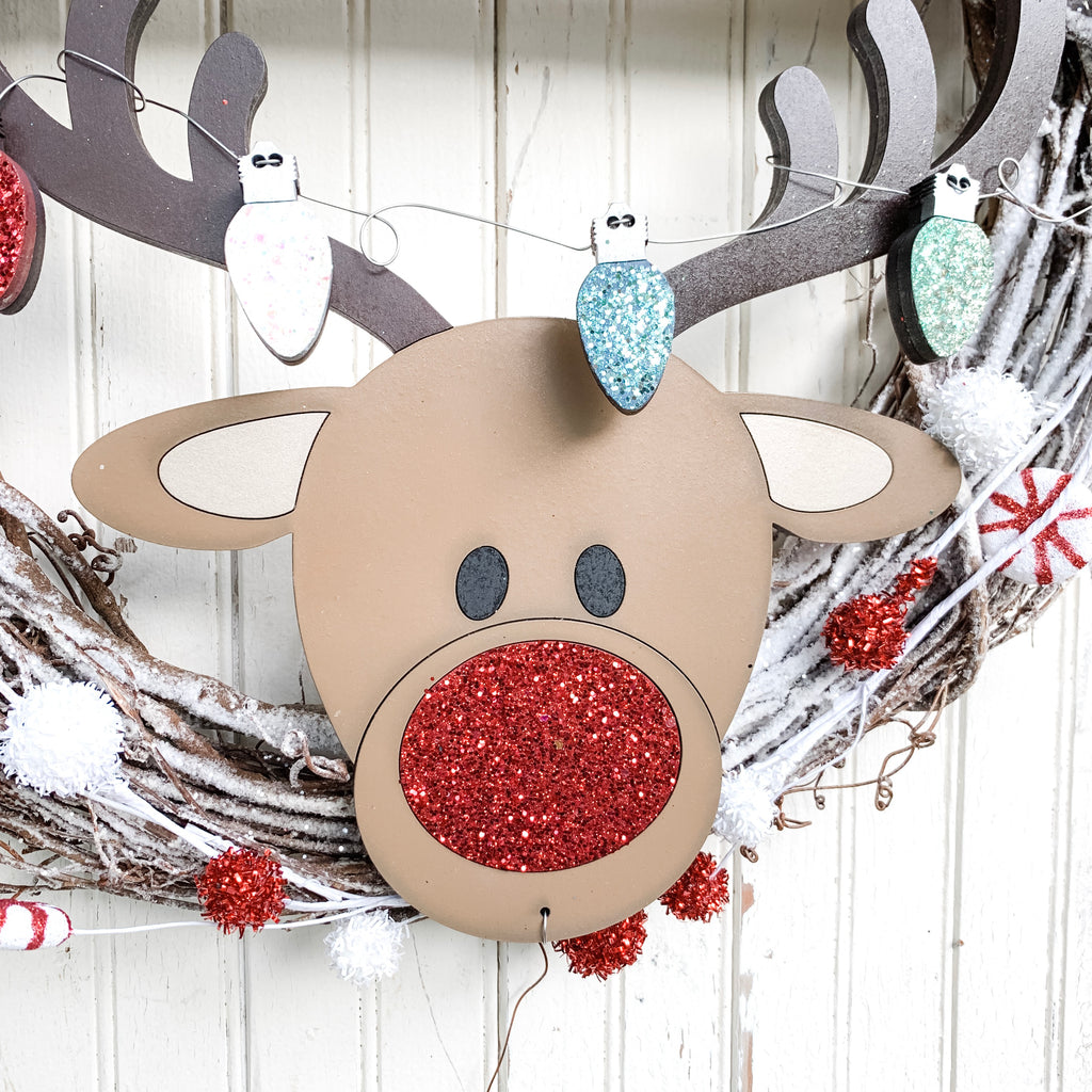 DIY Wreath Kit | Christmas Reindeer Wreath