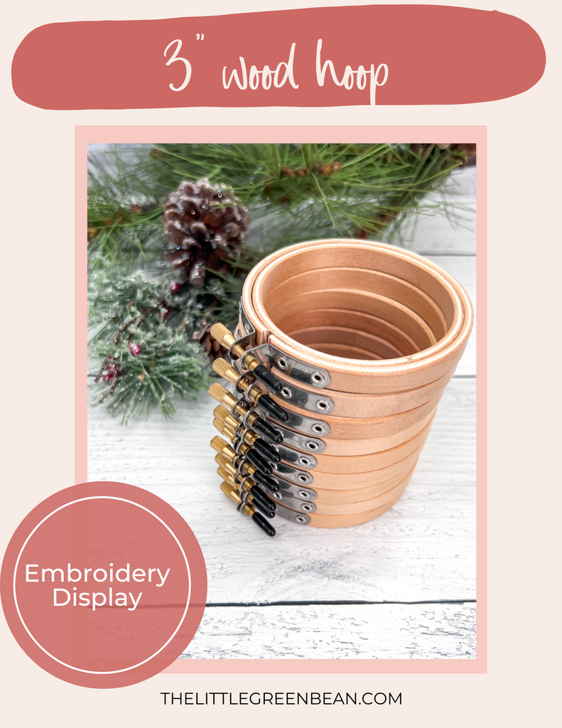 3" Embroidery Display Hoop |