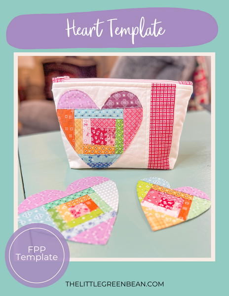 FPP Heart Template - The little Green Bean
