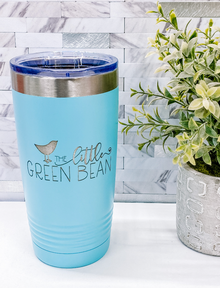 Drinkware | The little Green Bean Logo |